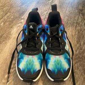 Multicolor TieDye Adidas cloudfoam